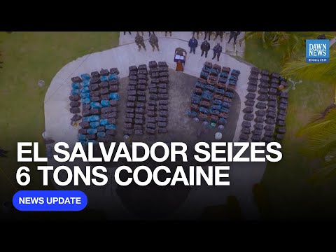 YouTube video thumbnail: El Salvador Seizes 6.3 Tons of Cocaine in Major Maritime Operation