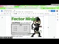 Exploring Factors and Multiples