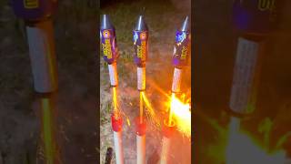Fireworks / Sky Monster Rockets | Demo | @BrothersPyrotechnics  3 Rockets #shorts #fireworks