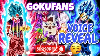 Finally!!! My Real Voice is Reveal🥳🎉 | Gokufans | @gokufans_dbs