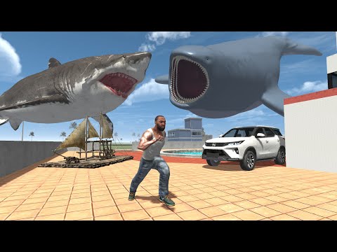 Bloop VS Megalodon In Indian Bikes Driving 3D