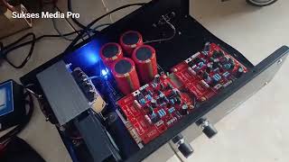 Power amplifier rumahan 500 watt travo 10 ampere ct 45