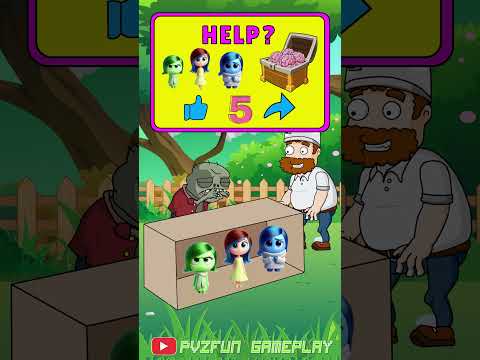 Plants vs Zombies play the guessing correct Inside Out 2 character position game #3 #insideout2