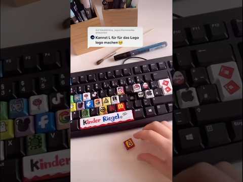 Lego Tastatur // Keycap bemalen 😍😍☀️ #keycaps #shortsmitmarietta