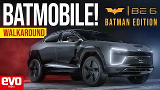 The Dark Knight of EVs | Mahindra BE 6 Batman Edition walkaround | evo India