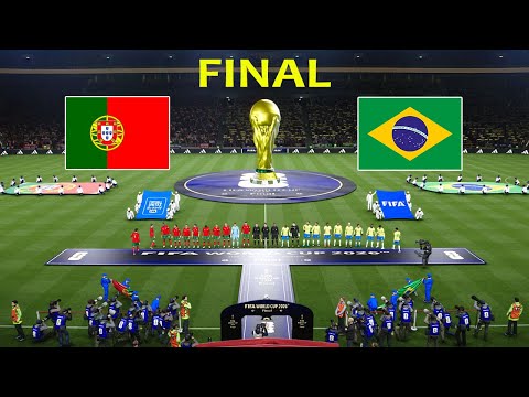 PORTUGAL vs BRAZIL - FINAL  | FIFA World Cup 2026 USA | Full Match All Goals | PES Gameplay