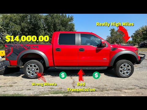 I Bought the Cheapest Ford Raptor EVER for $14K but WHY? Sight Unseen Purchase!