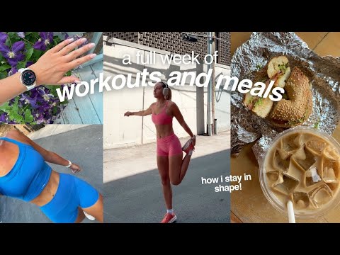 a full week of workouts and meals! *how i stay fit*