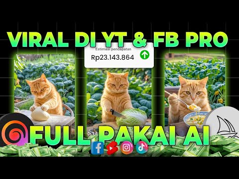 Viral di YT dan FB PRO ! Cuan dari Konten KUCING Masak! Cara Dapat Uang dari Youtube 2024 Terbaru