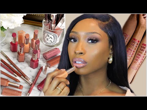 👀 COME SEE!! NEW FENTY GLOSS BOMB STIX REVIEW + LIP SWATCHES ON DARK BROWN SKIN