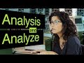 Understanding Analysis and Its Forms