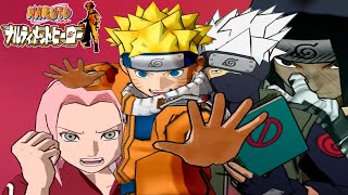 (4K) All Team 7 Movesets in Naruto Ultimate Ninja PS2!