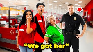 Fake Target Employee Prank With My Crush