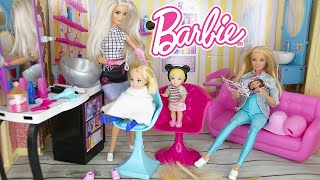 A Pretend Play Doll Family Haircut Story