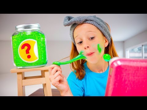 Nastya and Sleepover with Maggie with hygiene rules