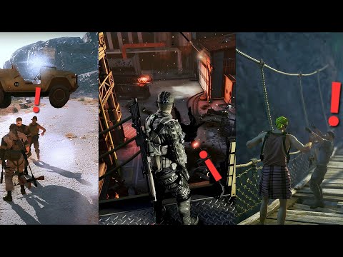 MGS5 vs Splinter Cell vs Hitman - My Best Kills in 2024 (Third Person Games)