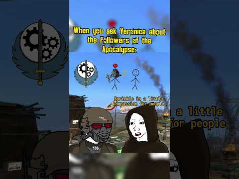 When you ask Veronica about the Followers of the Apocalypse: #fallout #memes #shorts
