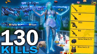 130 KILLS!🔥 BEST LOOT GAMEPLAY TODAY with BEST OUTFIT in NEW SPOOKY SOIREE MODE😍PUBG MOBILE