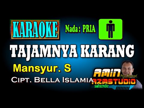 TAJANMNYA KARANG Mansyur S KARAOKE Nada PRIA