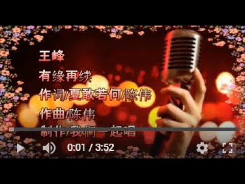 王峰   有缘再续   MTV