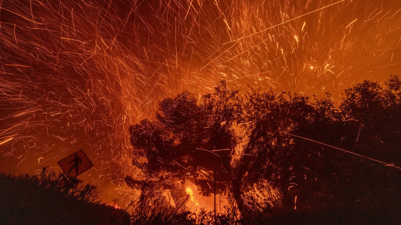 Claims Los Angeles’ disastrous fires are a ‘symptom of climate change’