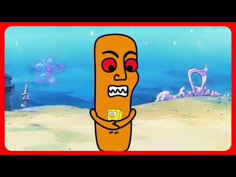 Spongebob vs Tung Tung Tung Sahur cartoon Animation