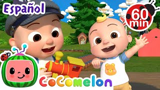 Canción del tren 🚂 Canciones Infantiles🎵| Juega y aprende | Moonbug Español | Cocomelon