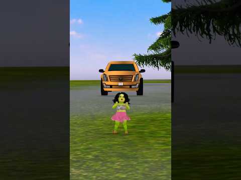 Choti Chudail Ka Accident Ho Gya #bhoot #cartoon #shorts
