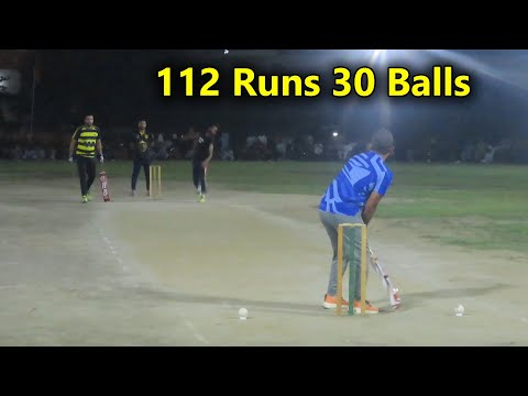 FINAL 112 RUNS JUST 30 BALLS CHOTA VICKY BEST BATTING