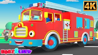 Las Ruedas Del Camión De Bomberos 🚒 | Canciones Y Aprendizaje Para Bebés