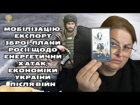 мобілізацію, експорт зброї, плани росії щодо енергетичних атак, економіки України після війни