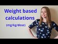 Medication Dosage and Weight Conversion