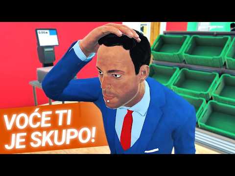 VOĆKICE MI ŽIVOT UPROPASTILE - Supermarket Simulator 1.0 (EP4)