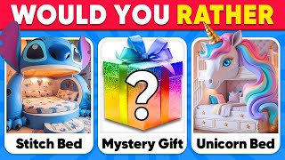 Would You Rather…? Luxury Mystery Gift Edition 🎁💸🌈 Quiz Kingdom