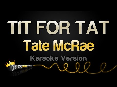 Tate McRae – TIT FOR TAT (Karaoke Version)
