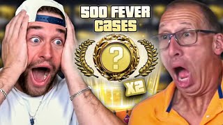 We Opened 500 Fever Cases (DOUBLE KNIFE UNBOXING)