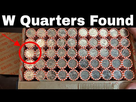 W Quarters Found - Coin Roll Hunting Quarters