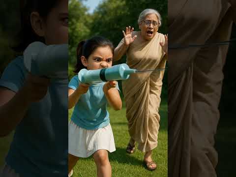 Mummy Papa ko diya daraya pichkari se #shorts