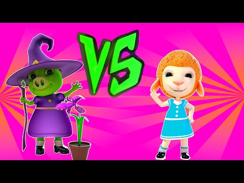 The Witch Against The Kids | The Witch Caused A Commotion | Dolly and Friends 3D