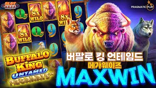 슬롯버프 [프라그마틱플레이] 버팔로 킹 언테임드 메가웨이즈 10,000배 맥스윈!! Pragmatic Play Buffalo King Untamed Megaways