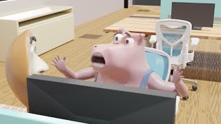 臭美照镜子，竟然看到了不得的东西【穷动画】
