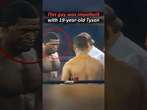 19-year-old Tyson is like a wild beast#boxing #tyson