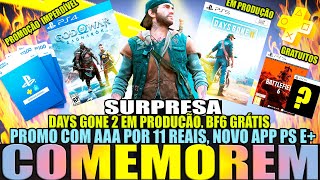 DAYS GONE 2 CONFIRMADO para PS5!? Intergalactic Surpreende, BF6 Grátis e JOGÃO por 11 Reais no PS4/5