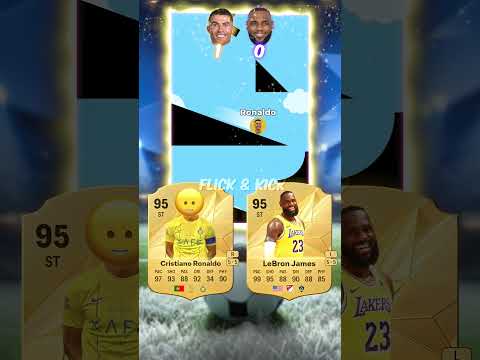 FIFA25 95RONALDO ๐ 95LeBron James ๐๐ป๐ณ๐คฉ #football #shorts