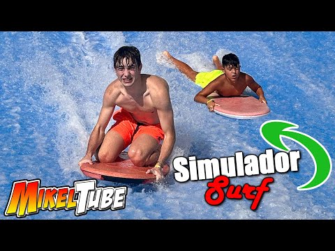 Mikel En Los Simuladores De Surf