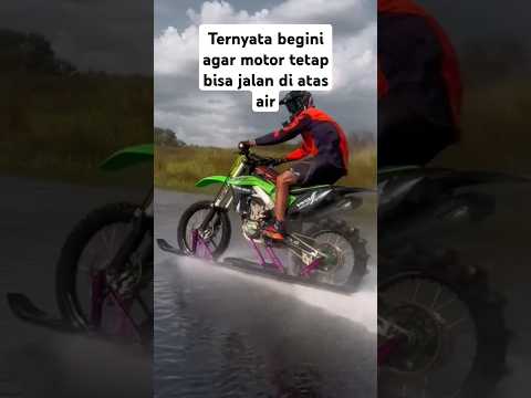 Motornya bisa jalan di atas air#motorcycle #automobile #shortvideo #shorts