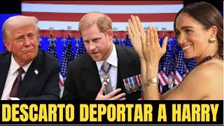 ULTIMA HORA ! TRUMP DESCARTÓ DEPORTAR AL PRINCIPE HARRY ! NO ESTA BIEN CON MEGHAN ? SUCEDIO HOY