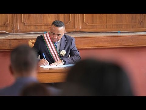 YouTube video thumbnail: Madagascar Coup Leader Michael Randrianirina Names Businessman as new Prime Minister