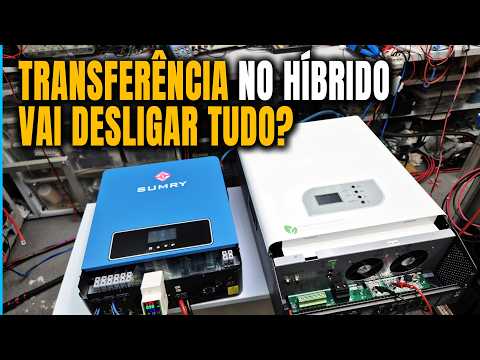 Qual é o TEMPO de Transferência de Inversor Híbrdo OffGrid? Será que Desliga TUDO? | Eduardo Aquino