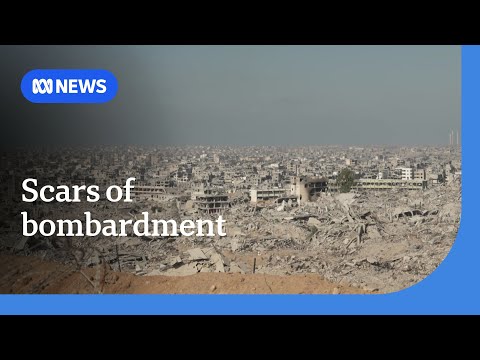 YouTube video thumbnail: A Look Inside the Devastation in Gaza